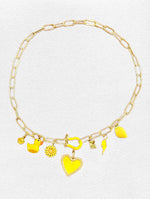 Load image into Gallery viewer, SUNSHiNE ON MY WINDOW MAKES ME HAPPi CHARMIE NECKLACE
