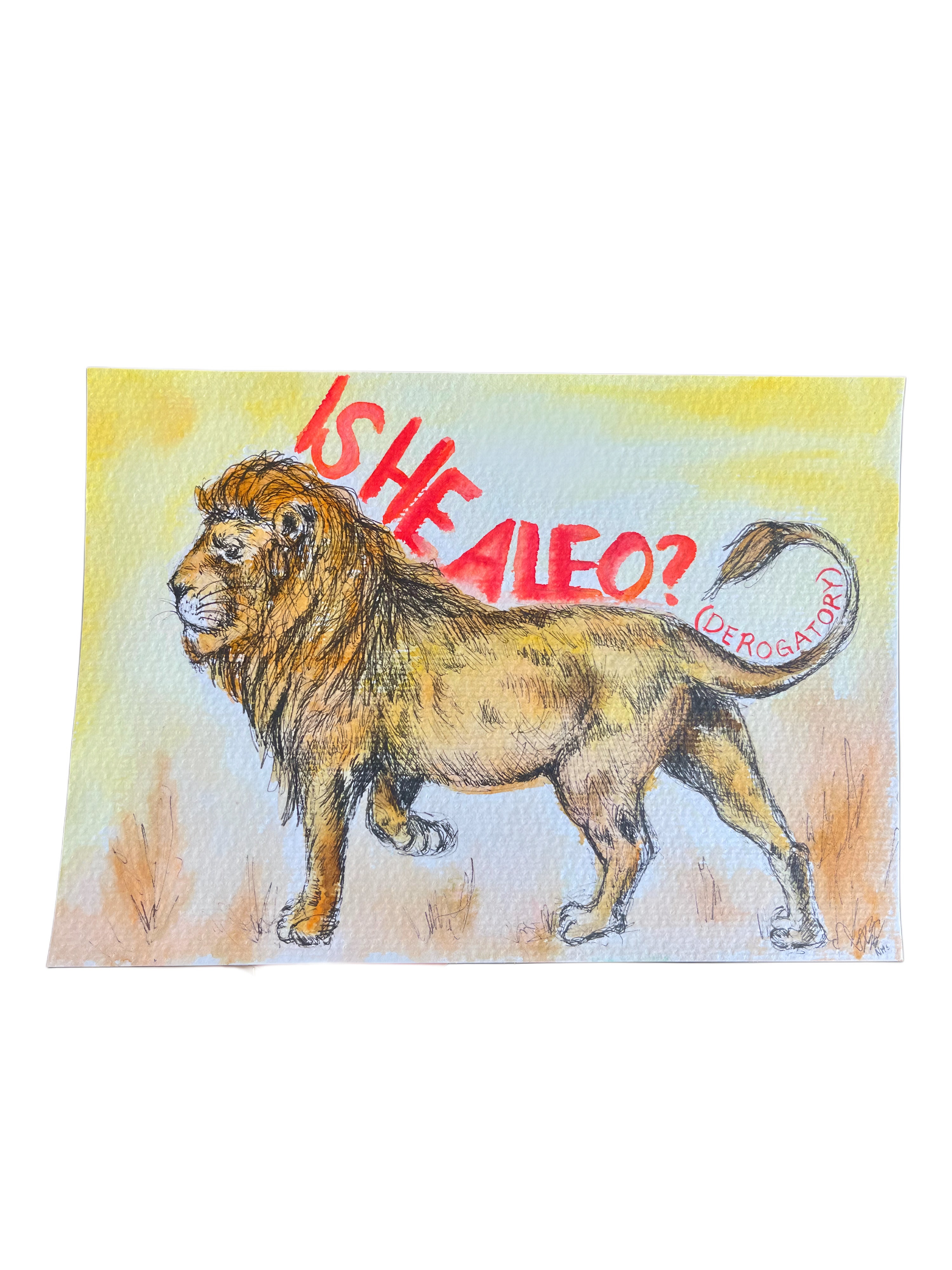 IS HE A LEO? (DEROGATORY)