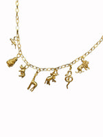 Load image into Gallery viewer, ANIMAL CRACKERS CHARM NECKLACE
