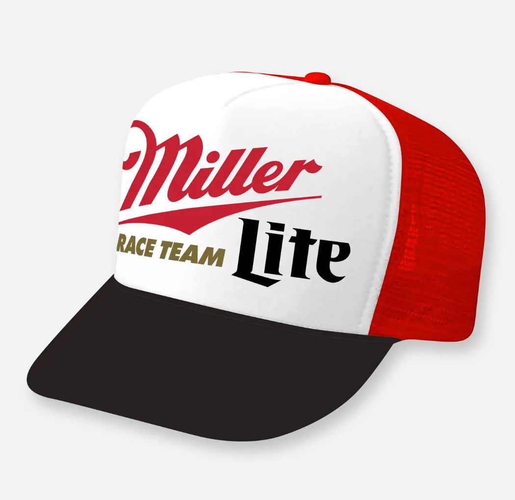 MILLER LITE RACE TEAM TRUCKER HAT