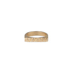 Load image into Gallery viewer, The Natalie McMillan 14k flat top is an amazing every day ring! It is incredibly comfortable, stackable, and lightweight. As always, it is handcrafted from start to finish and is a truly unique piece.
