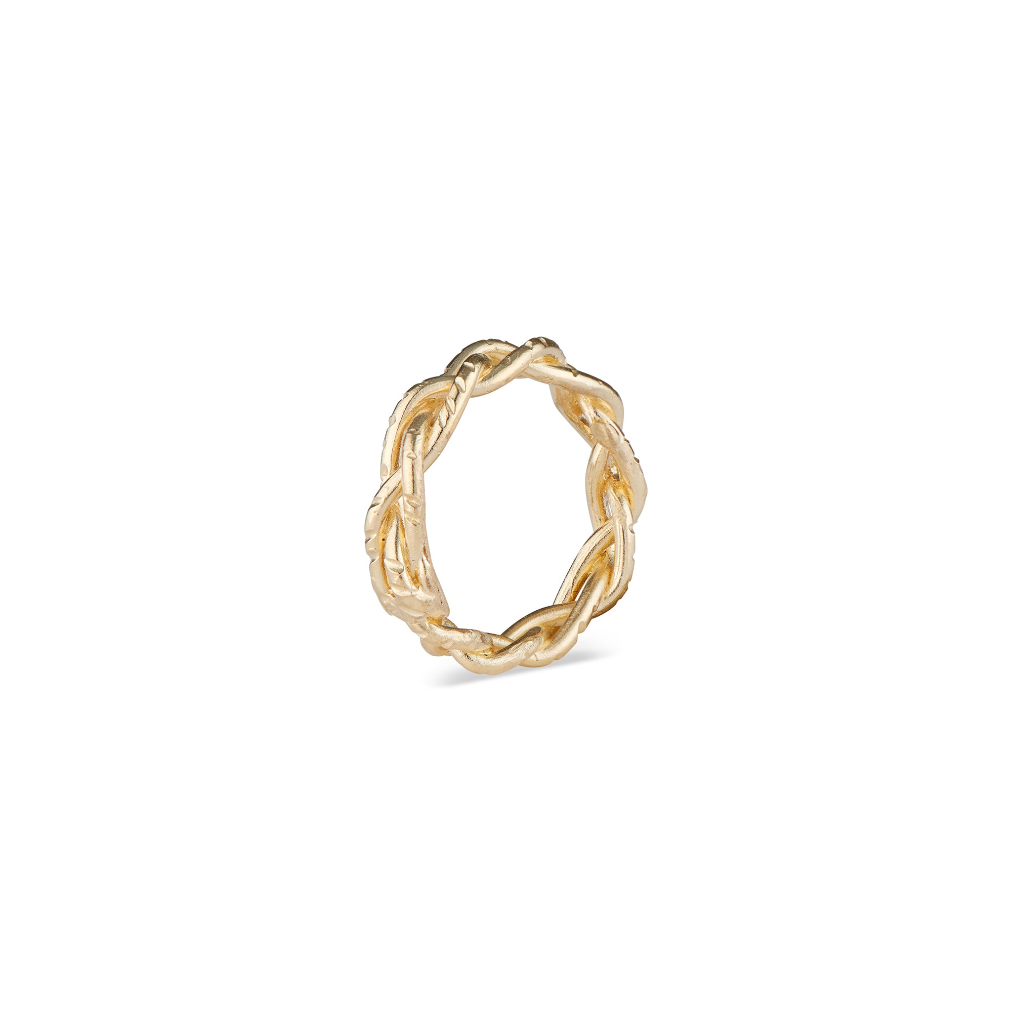 The Natalie McMillan Braided 14k Gold Taylor Ring, as we say in the Bay Area, hella comfy. Sure to be that ring that you just never take off. Pairs perfectly with the Lillian Bangle and Casandra Hoops! 